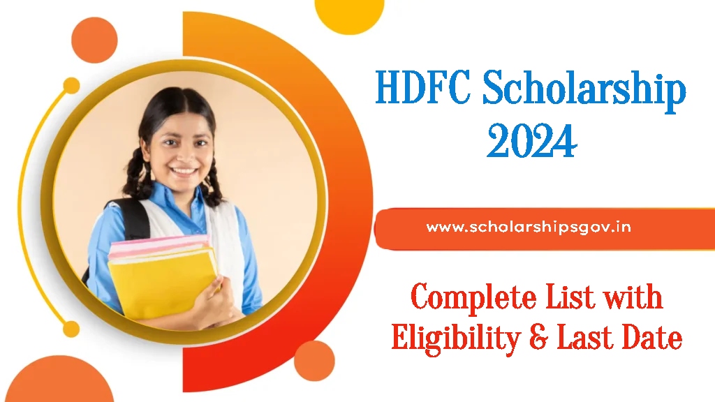 HDFC Scholarship 2024